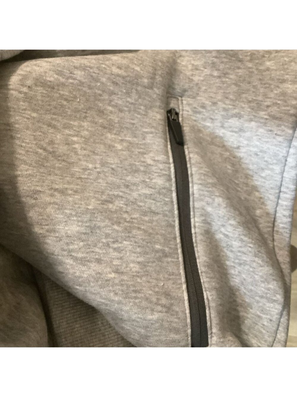 Messi Men's L Gray Pullover Hoodie Graphic Print Long Sleeve Logo Pocket Hooded - Picture 8 of 8